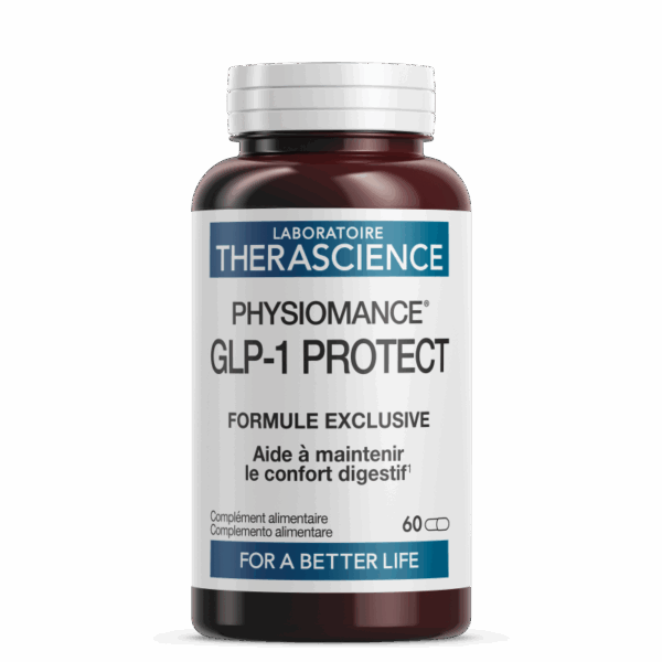 GLP-1 Protect – Ginfort® jengibre 26% + Griffonia 5-HTP + Safr’Inside™ azafrán + Hericium | Therascience