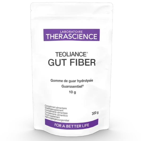Teoliance Gut Fiber – Goma guar parcialmente hidrolizada (bajo en FODMAP) 300 g | Therascience