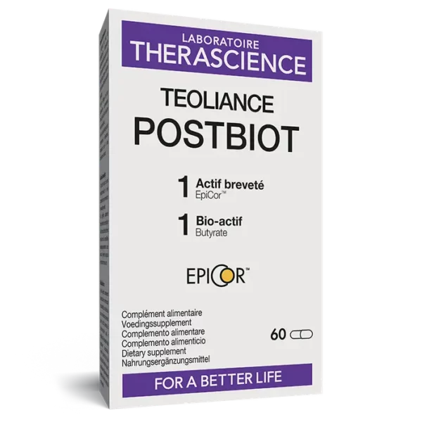 Teoliance Postbiot – EpiCor™ + Butirato (postbiótico y metabolito de la microbiota) | Therascience