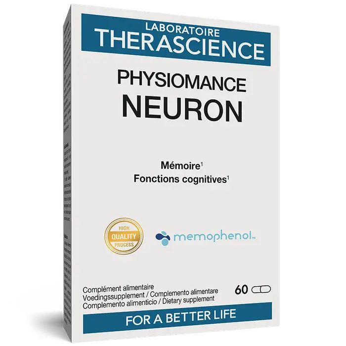 Neuron – Mémophénol™ (uva+arándano), Bacopa, Aronia y B5-B12 | Therascience