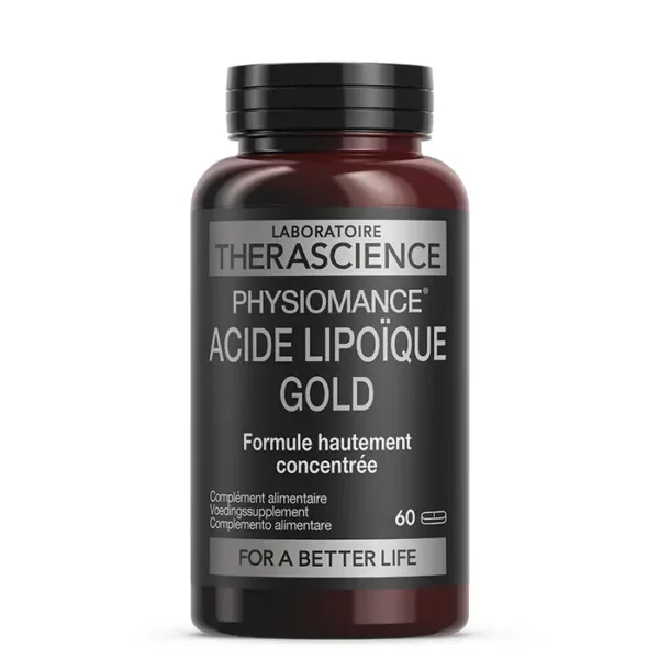 Physiomance Ácido Lipoico Gold – Ácido R-alfa-lipoico 300 mg (alta biodisponibilidad) | Therascience