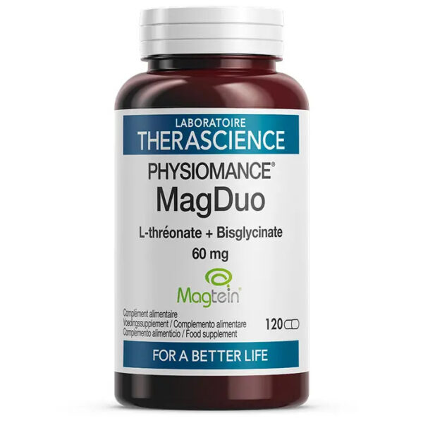 MagDuo | L-Treonato Magtein y bisglicinato 120 cápsulas | Therascience